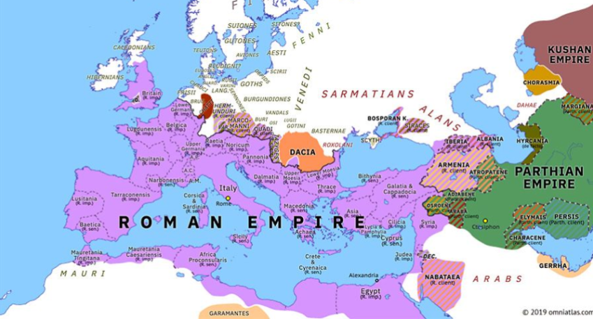 Roman Empire under Domitian Rule (89-96